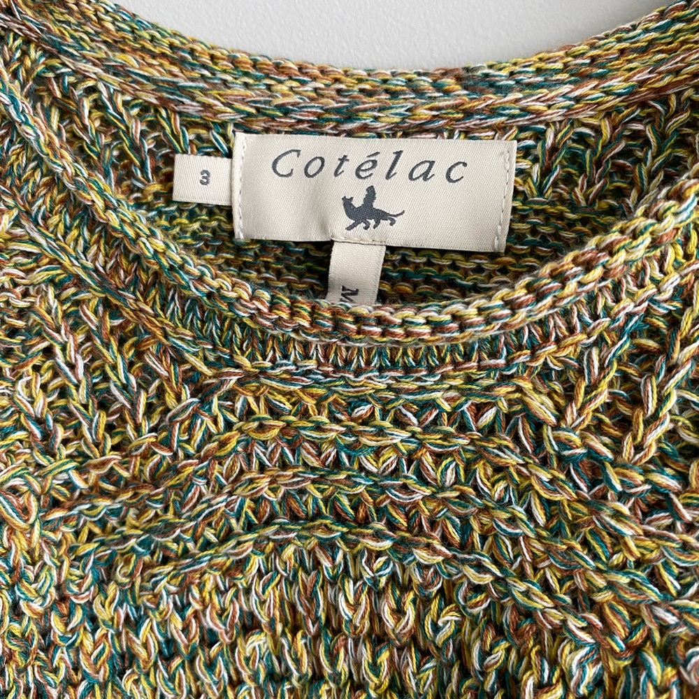 Cotelac Cap Sleeve Sweater Top